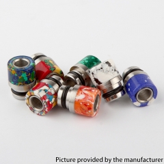 Focivape Turquoise + Stainless Steel 510 Drip Tip for RBA RTA RDA Atomizer - B