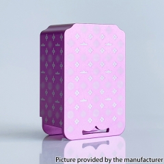 Monarchy King’Bo V2 Style Aluminum Boro Tank for SXK BB Billet AIO Box Mod Kit - Pink