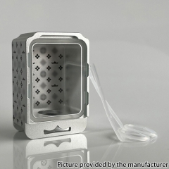 Monarchy King’Bo V2 Style Aluminum Boro Tank for SXK BB Billet AIO Box Mod Kit - Pink