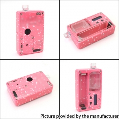 SXK BB Style Evolv DNA 60W All-in-One VW 18650 Box Mod Kit w/ USB Port - Pink Spots