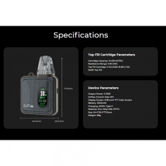 (Ships from Bonded Warehouse)Authentic OXVA Xlim SQ Pro 1200mAh Vape Kit 2ml - Gold Carbon