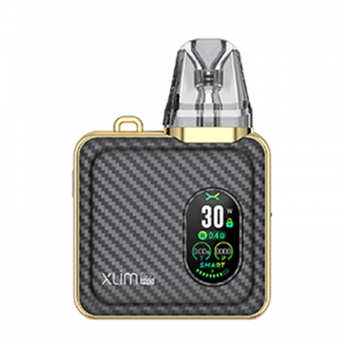 (Ships from Bonded Warehouse)Authentic OXVA Xlim SQ Pro 1200mAh Vape Kit 2ml - Gold Carbon