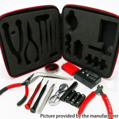 Vape Tool Kit for Coil Building - Cutter + Scissors + Coil Jig + Tweezers + Screwdriver +   Ohm Test Instrument