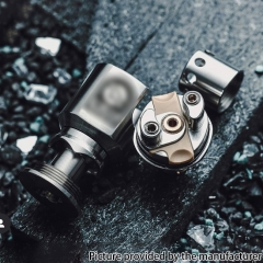 DotMobb Dot Mobb Style RBA Tank with 6 Air Pins for dotMod dotAIO V1 V2 Pod - Silver