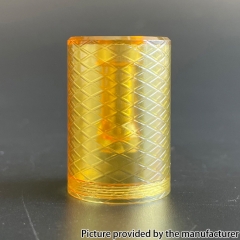 Replacement PEI Diamond Cap Tank Tube for Dvarw MTL CL RTA 5ml - Yellow