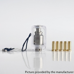 DotMobb Dot Mobb Style RBA Tank with 6 Air Pins for dotMod dotAIO V1 V2 Pod - Silver