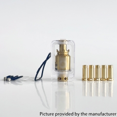 DotMobb Dot Mobb Style RBA Tank with 6 Air Pins for dotMod dotAIO V1 V2 Pod - Gold