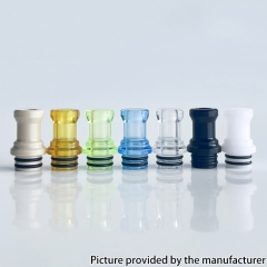 Unkwn Phaze L Style 510 Drip Tip for RBA RTA RDA Atomizer - Transparent Blue
