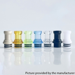 Unkwn Phaze L Style 510 Drip Tip for RBA RTA RDA Atomizer - Transparent Blue