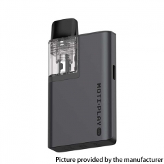 (Ships from Bonded Warehouse)Authentic MOTI Play Mini Refillable Pod 650mAh Vape Kit 2ml - Alloy Grey