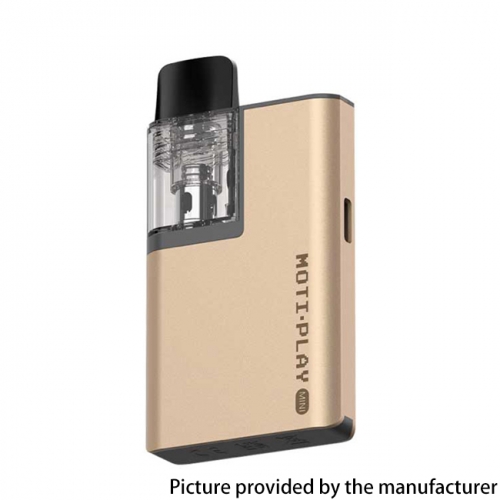 (Ships from Bonded Warehouse)Authentic MOTI Play Mini Refillable Pod 650mAh Kit 2ml - Streamer Gold