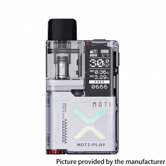 (Ships from Bonded Warehouse)Authentic MOTI Play Pod 900mAh Vape Kit 2ml - Pearl White