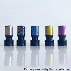 Monarchy Mnch Tapered V2 Style Titanium Alloy 510 Drip Tip for BB Billet Tank Box - Yellow