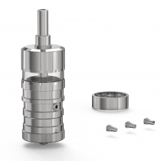 ULTON Flash e-Vapor Fev dD Chopping 32.5mm 316SS RTA - Silver