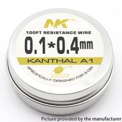 NK A1 Flat Wire 0.1*0.4mm Heat Wire 100Feet
