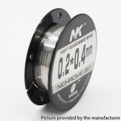 NK NI80 Flat Wire 0.2*0.4mm Heat Wire 100Feet