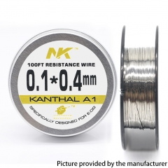 NK A1 Flat Wire 0.1*0.4mm Heat Wire 100Feet