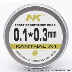 NK A1 Flat Wire 0.1*0.3mm Heat Wire 100Feet