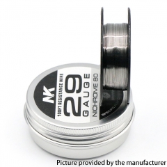 NK NI80 Round Silk 29GA Heat Wire 100Feet