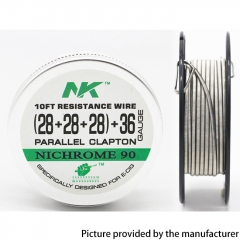 NK NI90 Semi-Finished Restiance Wire (28+28+28)+36GA Heat Wire 10Feet