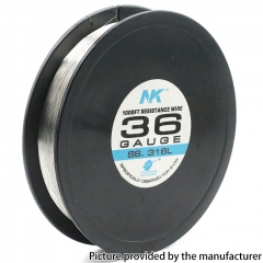 NK SS316L Round Silk 36GA Heat Wire 1000Feet