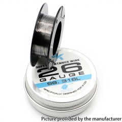 NK SS316L Round Silk 26GA Heat Wire 30Feet