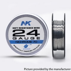 NK NI70 Round Silk 24GA Heat Wire 30Feet