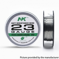 NK NI90 Round Silk 23GA Heat Wire 30Feet