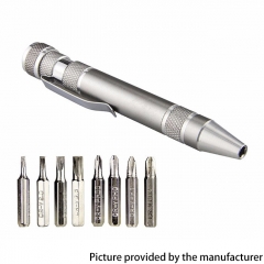 8-in-1 Aluminum Alloy Screwdriver Set for DIY Mobile Phone Disassembly Repair Tool Electronics Eyeglass - Black 8-in-1 Aluminum Alloy Screwdriver Set for DIY Mobile Phone Disassembly Repair Tool Electronics Eyeglass - Black