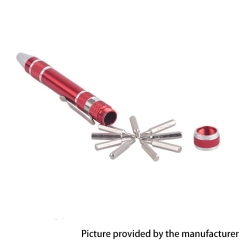 8-in-1 Aluminum Alloy Screwdriver Set for DIY Mobile Phone Disassembly Repair Tool Electronics Eyeglass - Black 8-in-1 Aluminum Alloy Screwdriver Set for DIY Mobile Phone Disassembly Repair Tool Electronics Eyeglass - Black