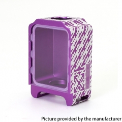 SXK Monarchy Style Boro Tank for SXK BB Billet AIO Box Mod Kit - Purple & Monarchy