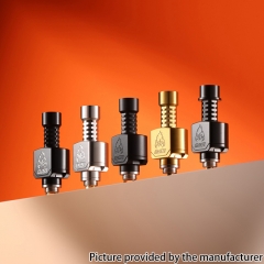 Authentic ThunderHead Creations THC Blaze Bridge with 3 Airpins for Billet BB Boro Tank - Gold