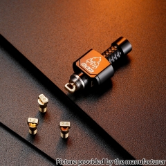 Authentic ThunderHead Creations THC Blaze Bridge with 3 Airpins for Billet BB Boro Tank - Gold