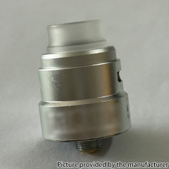 Reload S Style Aluminium 24mm RDA Rebuildable Dripping Atomizer w/BF Pin - Sliver