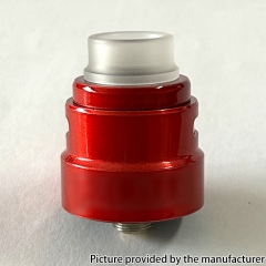 Mojia Reload S Style 316SS 24mm RDA Rebuildable Dripping Atomizer w/BF Pin - Red