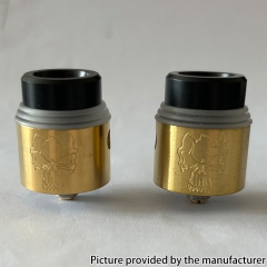 Redemption Style 24mm RDA Rebuildable Dripping Atomizer - Gold