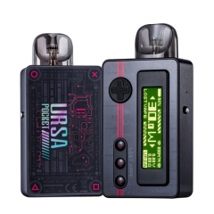 (Ships from Bonded Warehouse)Authentic Lost Vape Ursa Pocket Pod 1200mAh Vape Kit 2.5ml - Dark Knight