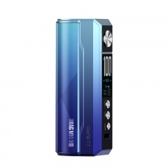 (Ships from Bonded Warehouse)Authentic VOOPOO Drag M100S 100W 18650 21700 Box Mod - Cyan & Blue