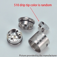Kali Style 28mm RDA Rebuildable Dripping Atomizer with BF Pin - Brass