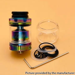 Destiny Style 24mm RTA Rebuildable Tank Atomizer 4ml - Rainbow