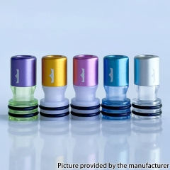 Monarchy Mnch Tapered V2 Style 510 Drip Tip for BB Billet Tank Box - White + Pink