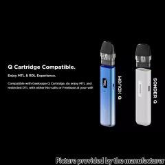 (Ships from Bonded Warehouse)Authentic GeekVape Sonder Q Pod System 1000mAh Kit 2ml - Violet Purple