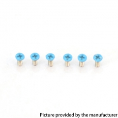 Authentic MK MODS Replacement Screws for Centaurus B80 AIO Kit 6PCS - Tiffany Blue