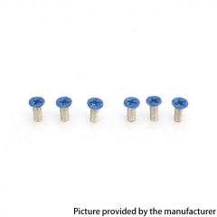 Authentic MK MODS Replacement Screws for Centaurus B80 AIO Kit 6PCS - Blue