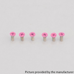 Authentic MK MODS Replacement Screws for Centaurus B80 AIO Kit 6PCS - Pink