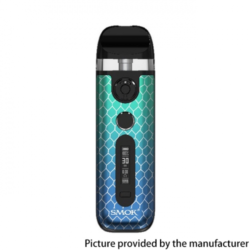(Ships from Bonded Warehouse)Authentic SMOK NOVO 5 900mAh Vape Kit 2ml -   Green Blue Cobra