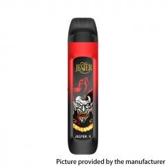 (Ships from Bonded Warehouse)Authentic Vapefly Jester II 2 1000mAh Vape Kit 3ml - Black & Red