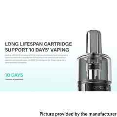 (Ships from Bonded Warehouse)Authentic VOOPOO Doric Q 800mAh Vape Kit 2ml - Begonia Red