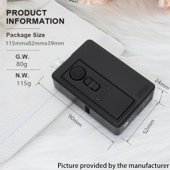 SXK Delro D650 Style 60W 18650 Boro Box Mod - Black