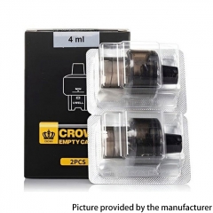 (Ships from Bonded Warehouse)Authentic Uwell Crown M Empty Pod Cartridge 4ml 2pcs